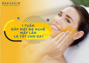 1 tuần đắp mặt nạ nghệ mấy lần 