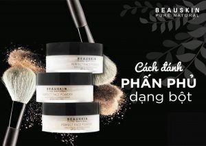 Cách đánh phấn phủ dạng bột