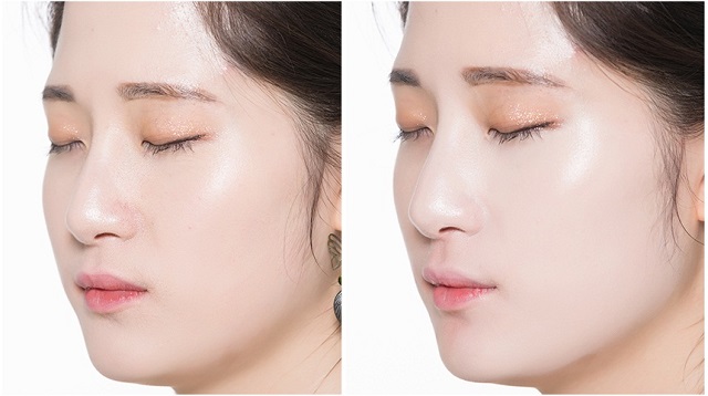 Khả năng bền màu của cushion (bên trái) và tension (bên phải) sau 6 giờ